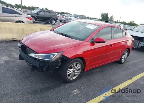 2020 Hyundai Elantra Sel z USA, uszkodzony, nr VIN 5NPD84LF2LH574401